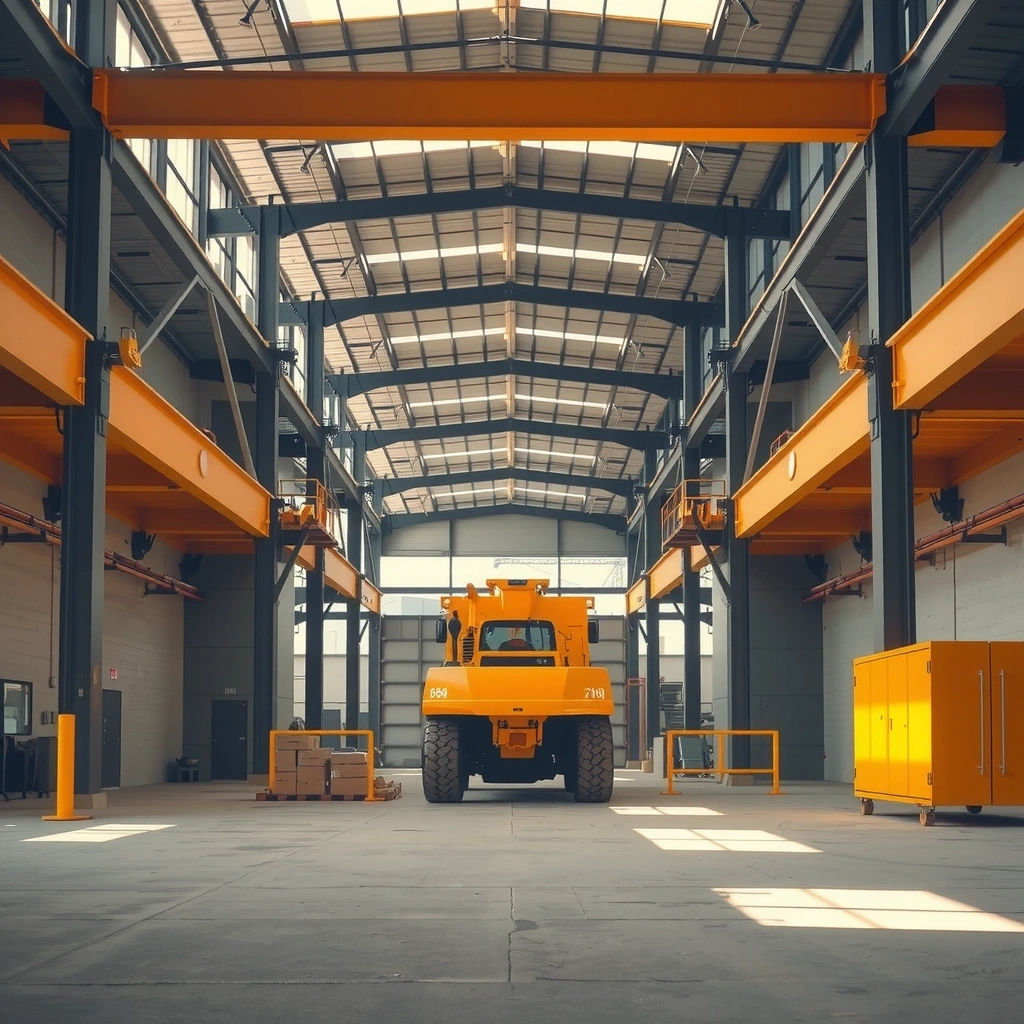 Industrial warehouse construction project